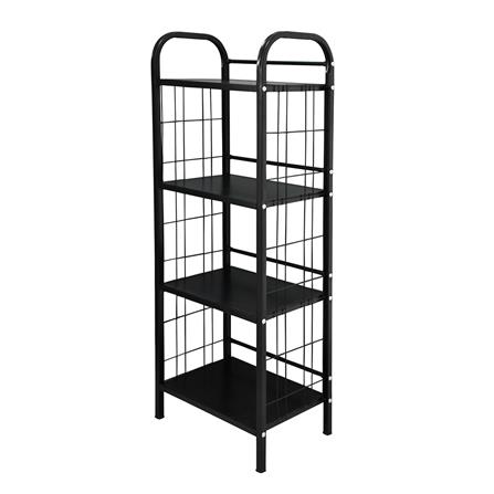 ชั้นวางของ 4 ชั้น STACKO AMAS 44x30.5x124 ซม. สีดำ