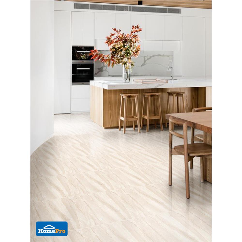 กระเบื้องพื้น 40x40 ซม. TARA รอยัลมาร์เบิ้ล เบจ 0.96M2