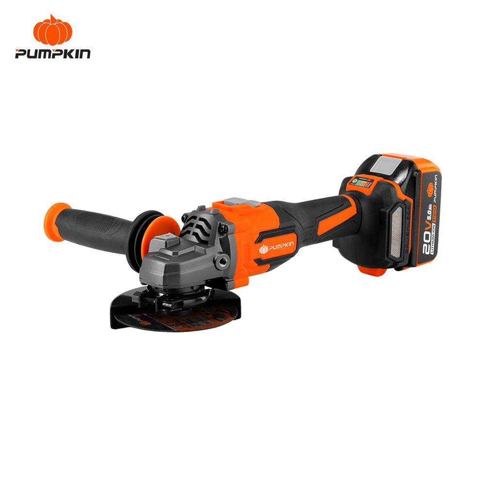 เครื่องเจียรไร้สาย 4 นิ้ว (พร้อมแบตเตอรี่) PUMPKIN 50279 INF-4AGBL 20 โวลต์