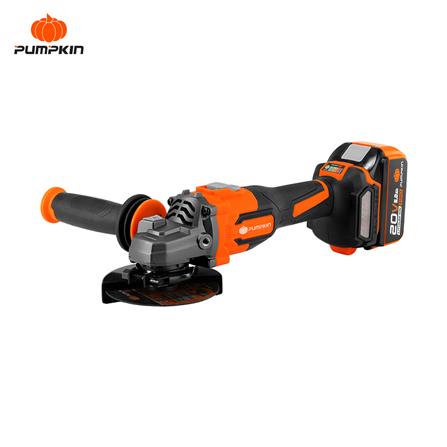 เครื่องเจียรไร้สาย (พร้อมแบตเตอรี่) PUMPKIN INF-4AGBL 50279 4 นิ้ว 20 โวลต์