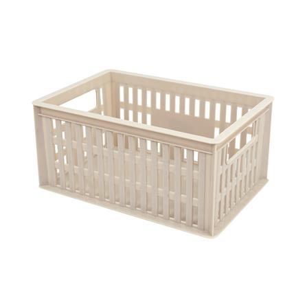 กล่องซ้อนได้ ME LIVING 591-1 16X24X11 ซม. สีน้ำตาลอ่อน_0