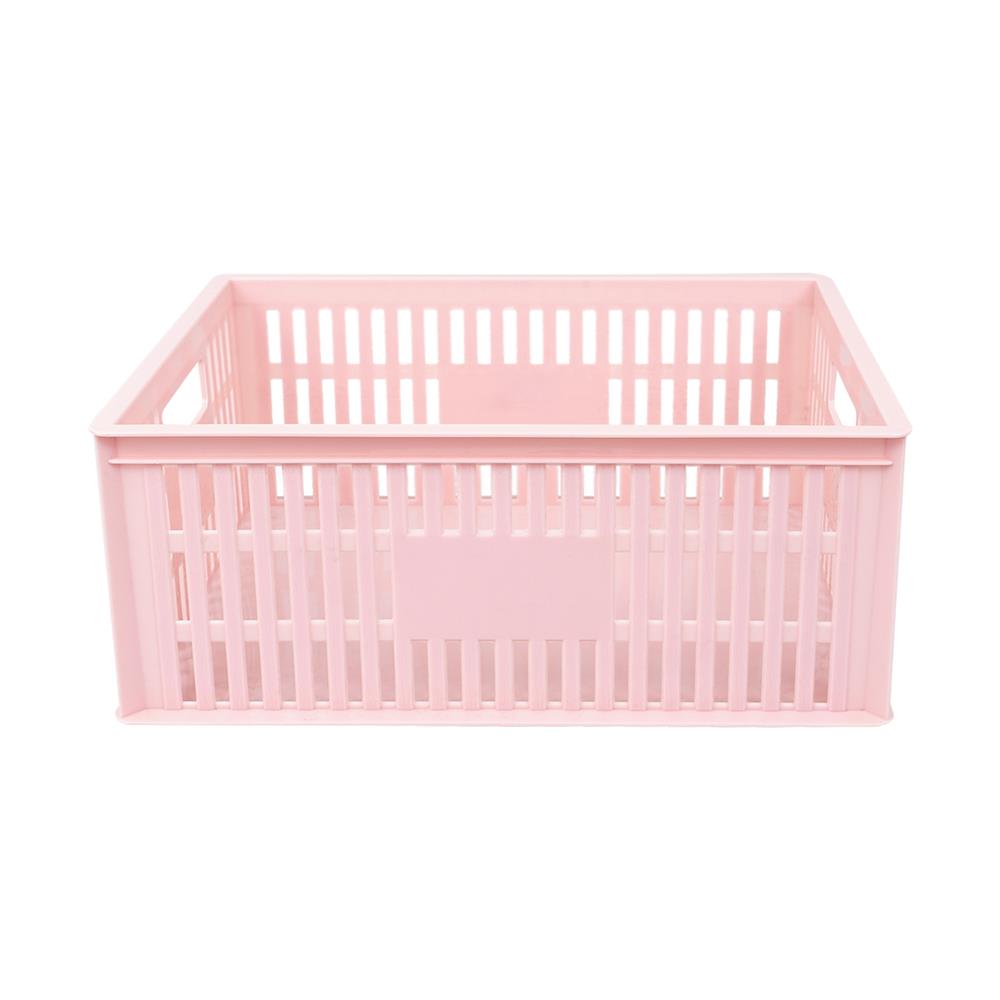 กล่องซ้อนได้ ME LIVING 591 23.5X30X12.5 ซม. สีชมพู