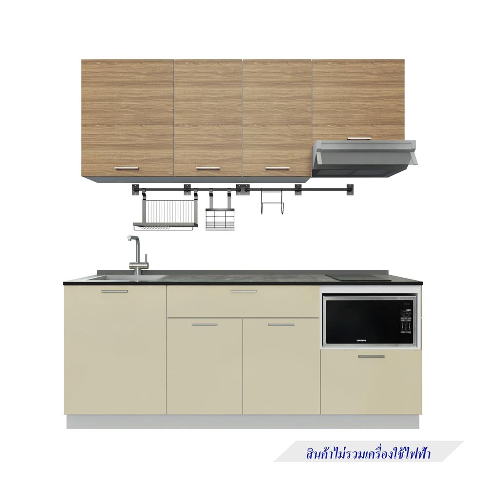 ครัวไม้สำเร็จ STARMARK CONTE 211_L 211 ซม.