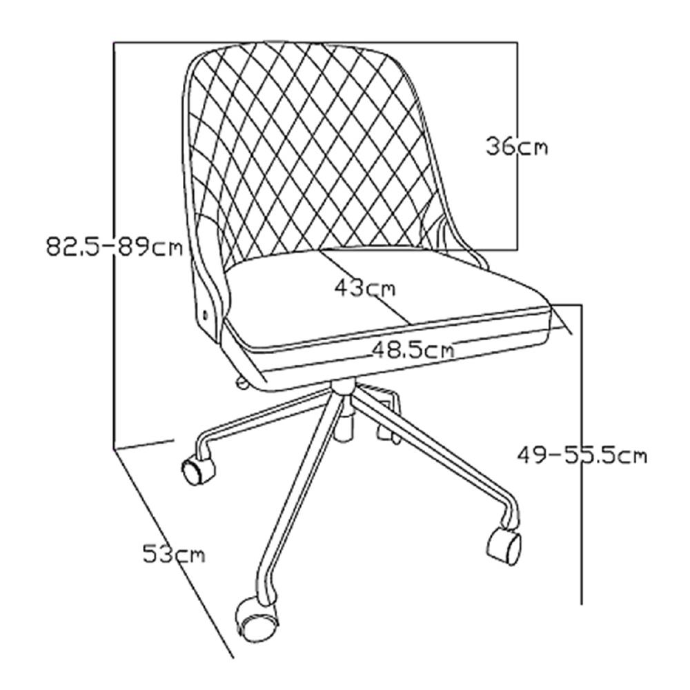 เก้าอี้สำนักงาน FURDINI DEMY AM-0885 สีดำ