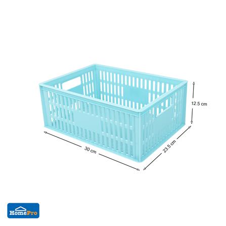 กล่องซ้อนได้ ME LIVING 591 23.5X30X12.5 ซม. สีฟ้า_3