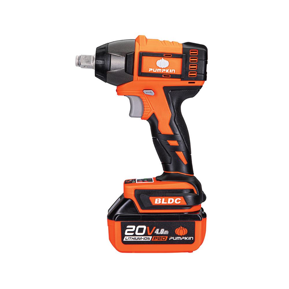 บล็อกกระแทกไร้สาย (พร้อมแบตเตอรี่) PUMPKIN INF-12IWBL 50262 20 โวลต์