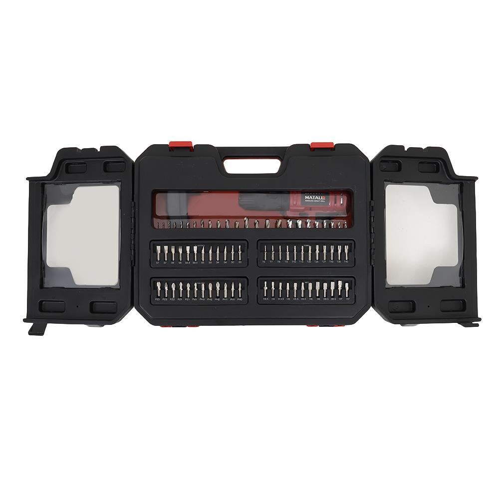 สว่านกระแทกไร้สาย (พร้อมแบตเตอรี่) MATALL MT 0512B 12 โวลต์