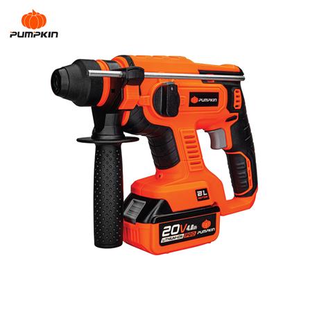 สว่านโรตารี่ไร้สาย (พร้อมแบตเตอรี่) PUMPKIN INF-26RHBL 50258 20 โวลต์ 26 มม.