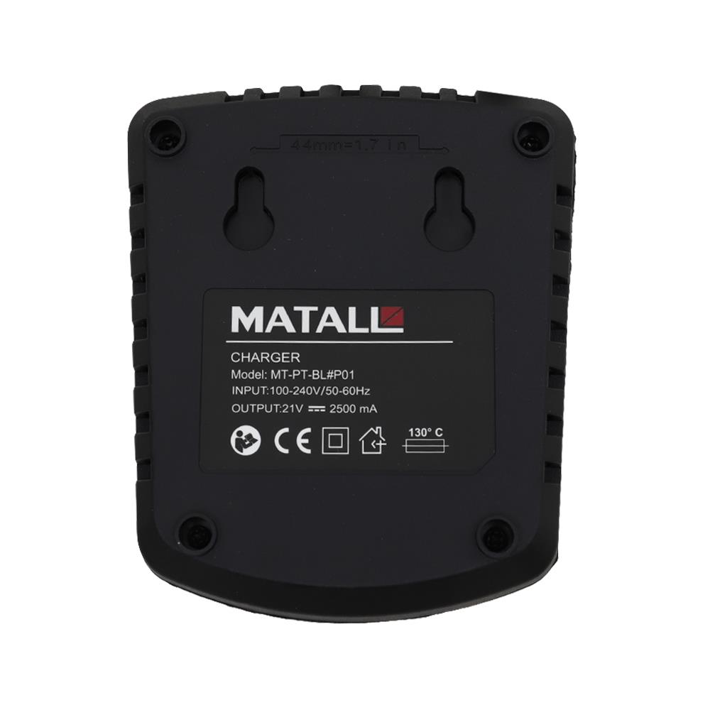 แท่นชาร์จแบตเตอรี่ MATALL BL-P01 21 โวลต์ 2.5 แอมป์
