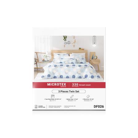ชุดผ้าปูที่นอน 3.5 ฟุต 3 ชิ้น FROLINA MICROTEX DF026_3
