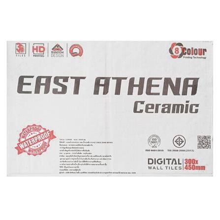 กระเบื้องผนัง 30x45 ซม. EAST ATHENA วเรณ น้ำตาลเข้ม 0.81M2_4