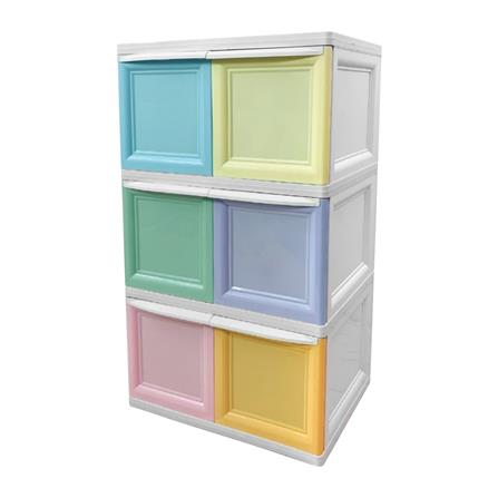 ตู้บานเปิด 3 ชั้น ME LIVING COLOR VID 70x50x121 ซม._0