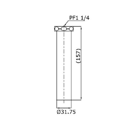 อุปกรณ์ข้อต่อน้ำทิ้ง TOTO S411TT 15 ซม._1