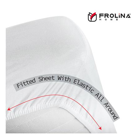 ชุดผ้าปูที่นอน 5 ฟุต 5 ชิ้น FROLINA MICROTEX SF021_4