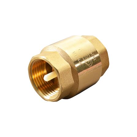 เช็ควาล์วสปริง PP 1 1/2 นิ้ว สีทอง