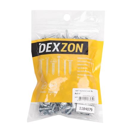 สกรูปลายสว่าน WF DEXZON 8x3/4 นิ้ว 200 ชิ้น_1