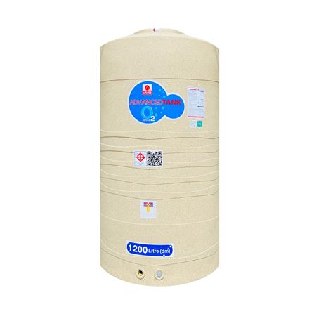 ถังเก็บน้ำ ADVANCED O2S 1200 ลิตร สีทรายครีม