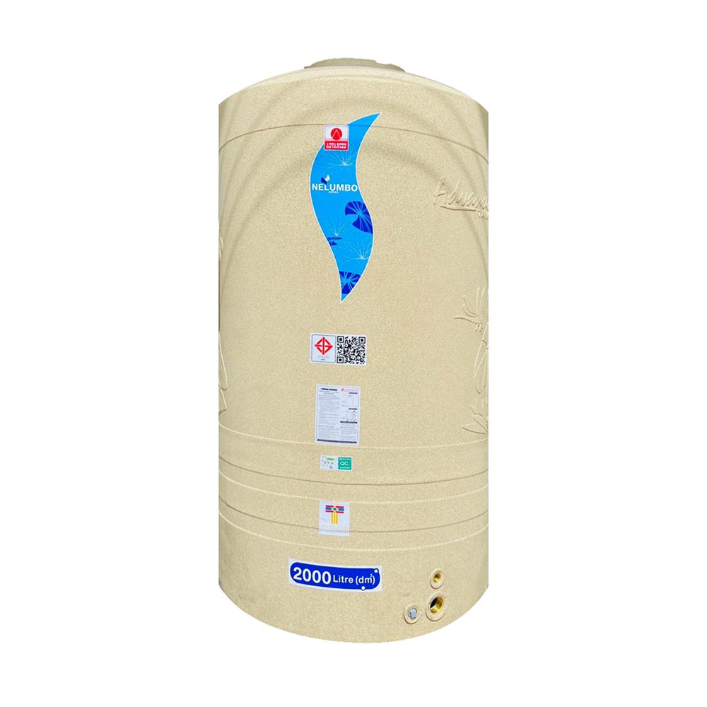 ถังเก็บน้ำ ADVANCED NELUMBO 2000 ลิตร สีทรายครีม