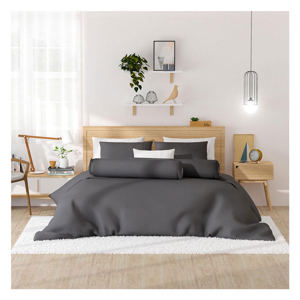 ชุดผ้าปูที่นอน 6 ฟุต 6 ชิ้น FROLINA MICROTEX SF019