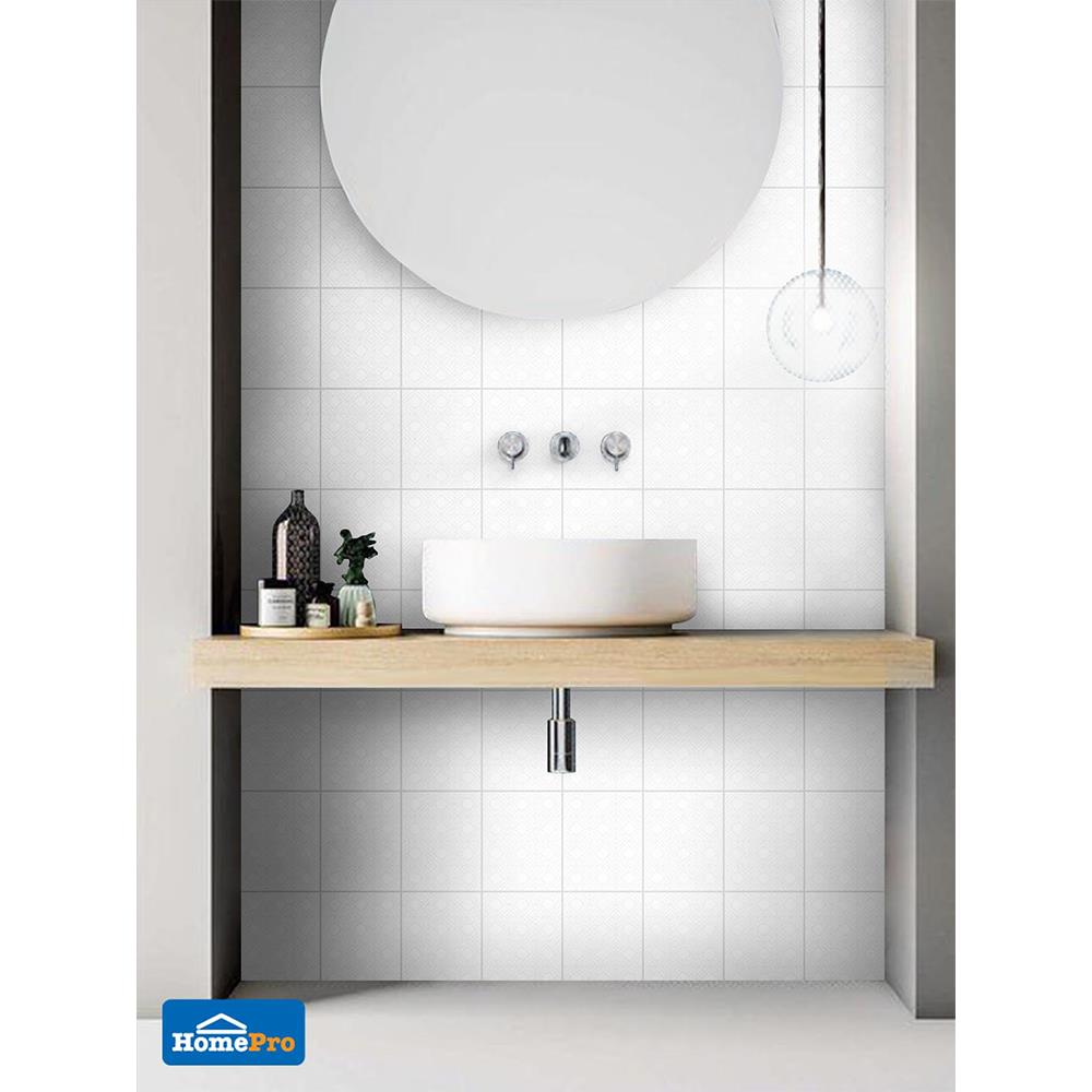 กระเบื้องผนัง 8x10 นิ้ว DURAGRES กังวานชัย ขาว