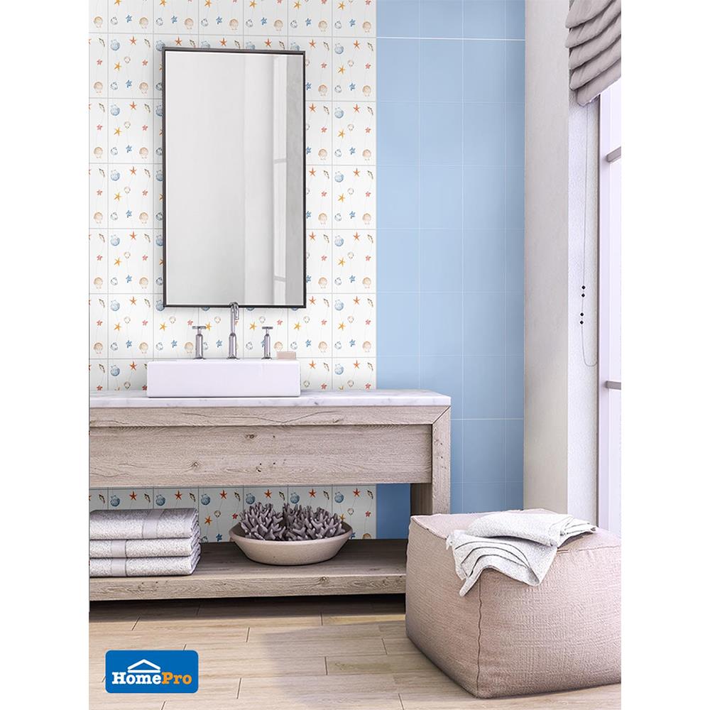 กระเบื้องผนัง 8x10 นิ้ว DURAGRES ชมสาคร ขาว