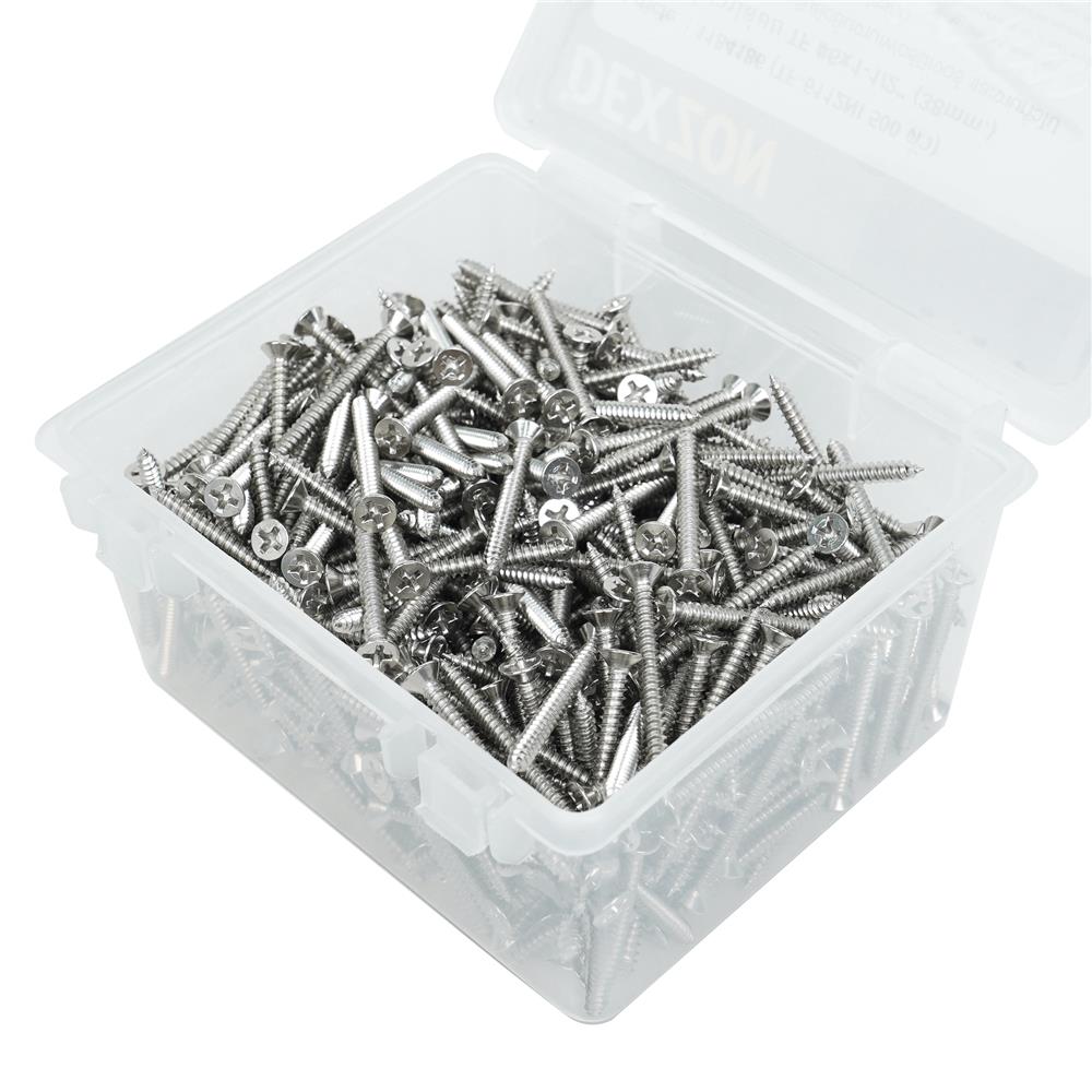 สกรูเกลียวปล่อย TF DEXZON 6X1-1/2 นิ้ว 500 ตัว