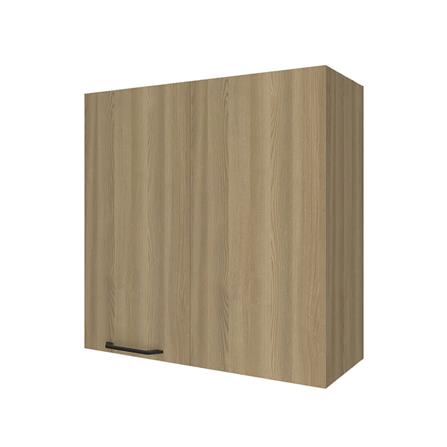 ตู้เข้ามุมขวา PARAZZO ENZO 80x80 ซม. มือจับดำ สีเนเชอรัลโอ๊ก_1
