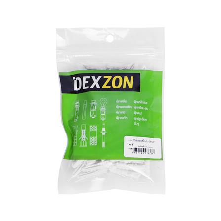 พุกพลาสติกพร้อมสกรู TF DEXZON เบอร์ 6 50 ตัว_2