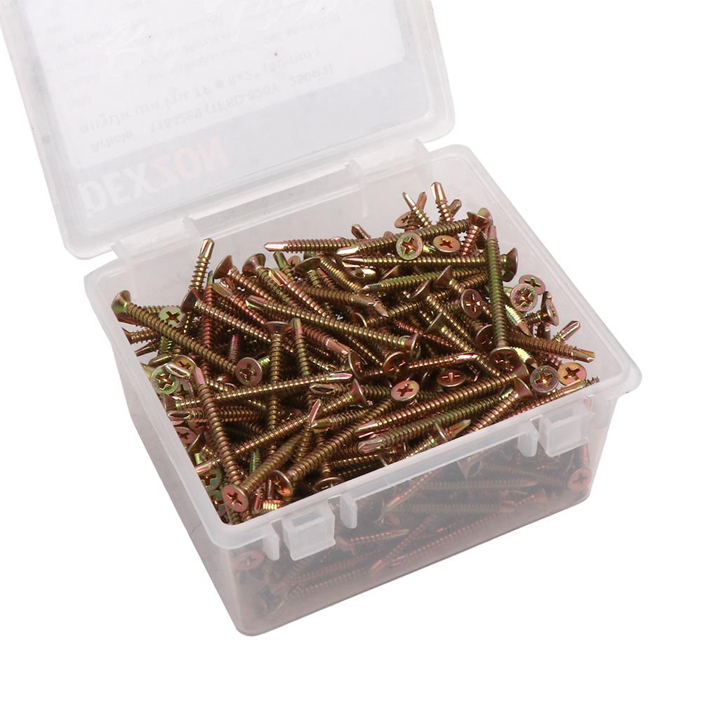 สกรูปลายสว่าน TF DEXZON 8x2 นิ้ว 250 ชิ้น