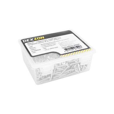 สกรูเกลียวปล่อย TF DEXZON 7X1 นิ้ว 500 ตัว_1