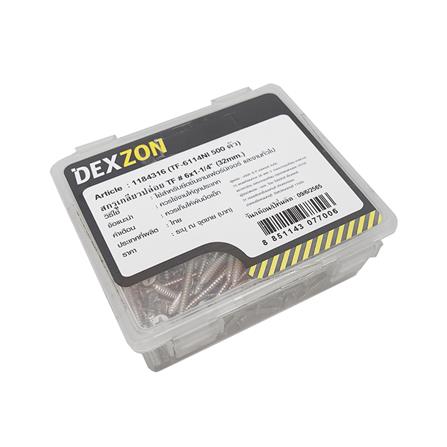 สกรูเกลียวปล่อย TF DEXZON 6X1-1/4 นิ้ว 500 ตัว_1