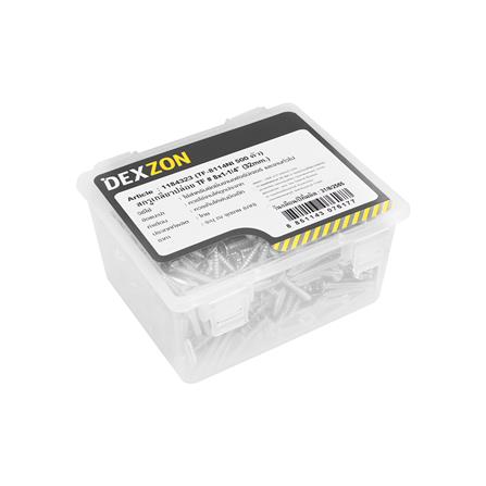 สกรูเกลียวปล่อย TF DEXZON 8X1-1/4 นิ้ว 500 ตัว_1