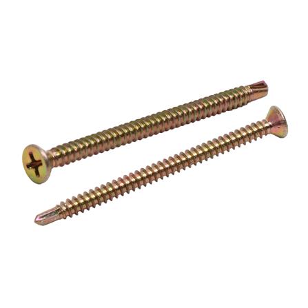 สกรูปลายสว่าน TF DEXZON 8x2-1/2 นิ้ว 100 ชิ้น