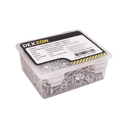 สกรูเกลียวปล่อย TF DEXZON 8X5/8 นิ้ว 1000 ตัว_1