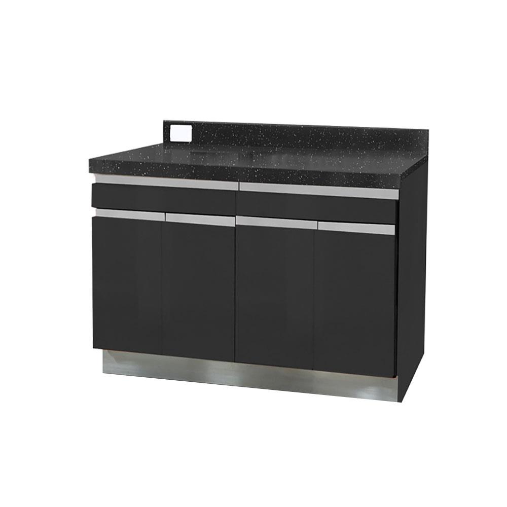 ตู้ตั้งพื้น SANKI MILANO KC2-HG30 122.5 ซม. สีดำ