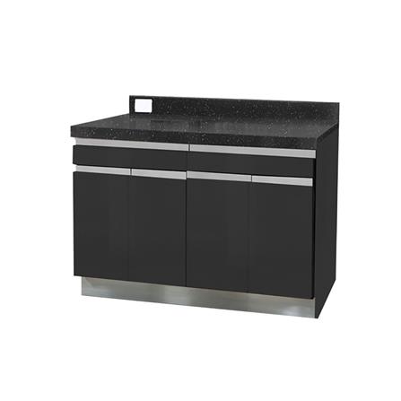 ตู้ตั้งพื้น SANKI MILANO KC2-HG30 122.5 ซม. สีดำ_0