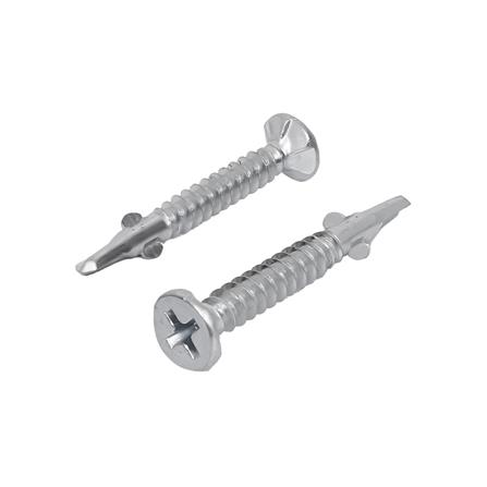 สกรูยึดไม้ฝามีปีก TF DEXZON 8X1-1/4 นิ้ว แพ็ก 500 ชิ้น_0