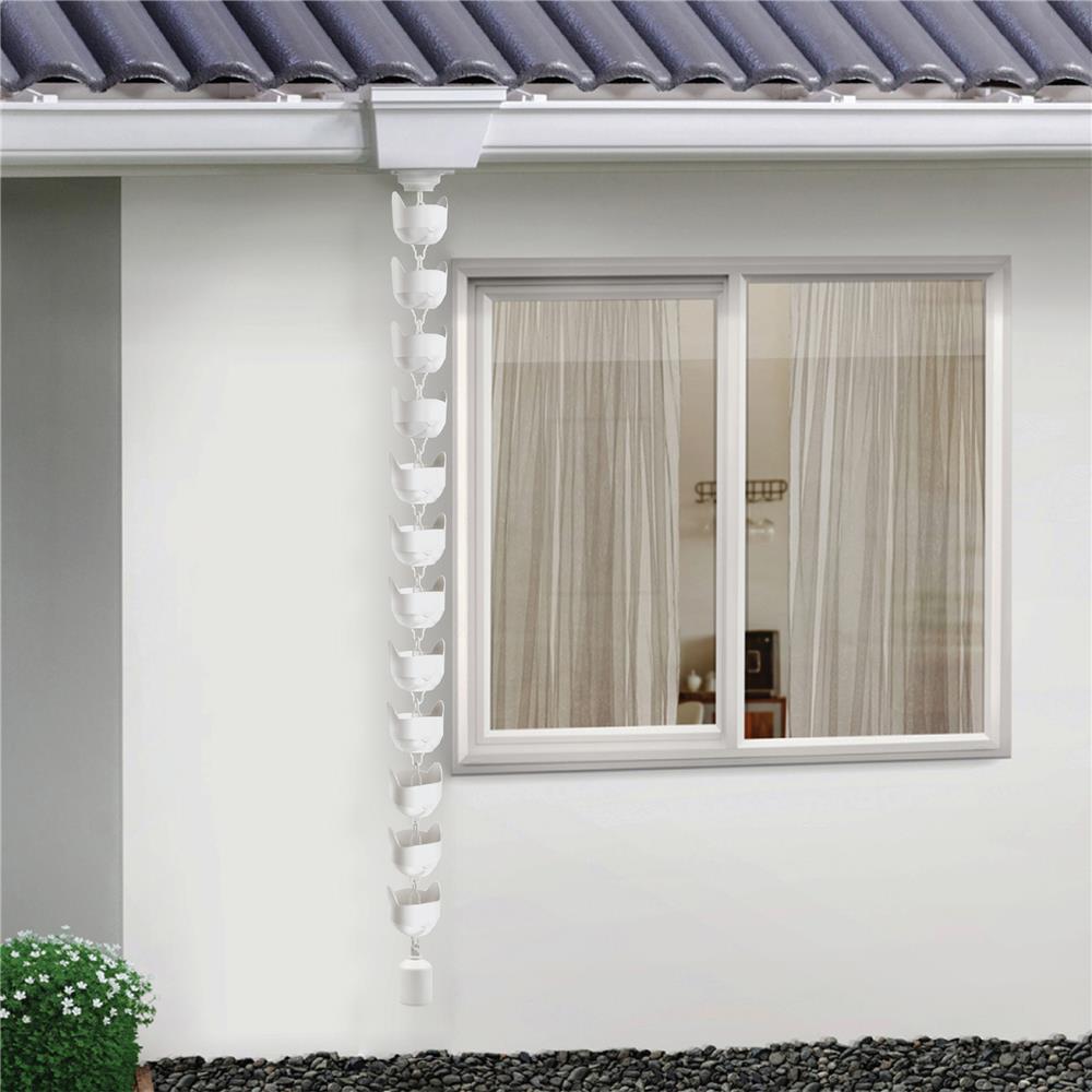 โซ่น้ำลง ลายหน้าแมว SCG 3 เมตร สีขาว