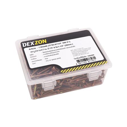 สกรูปลายสว่าน TF DEXZON 8x1-1/2 นิ้ว 500 ชิ้น_2