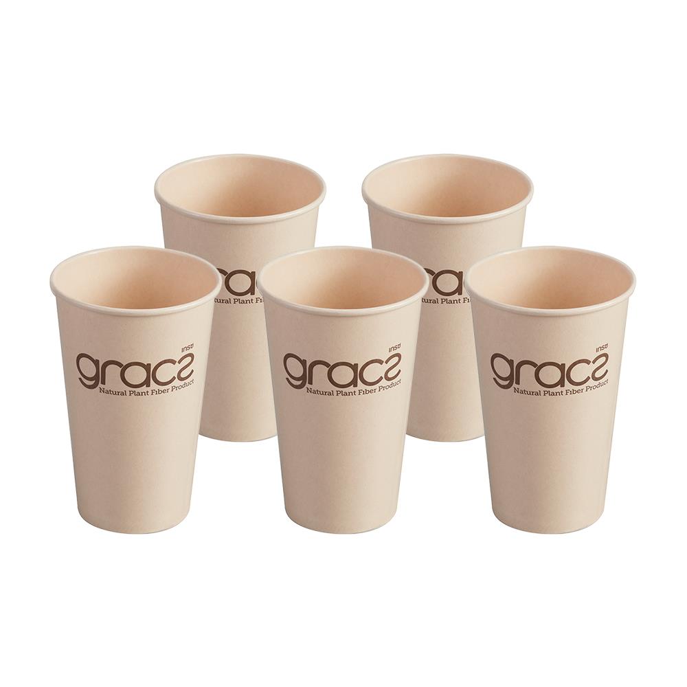 แก้วน้ำชานอ้อย 470 มล. GRACZ CLASSIC แพ็ก 5