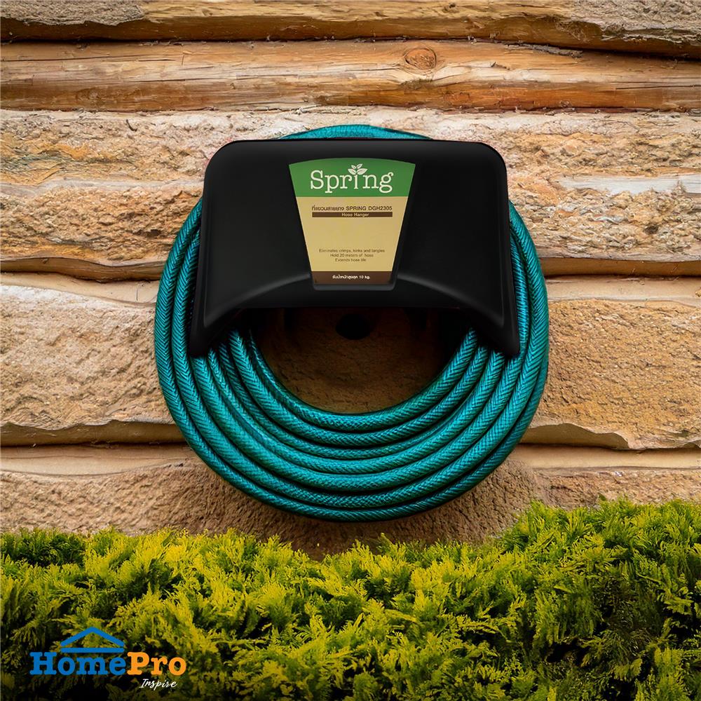 ที่แขวนสายยาง พลาสติก SPRING 10 กก. สีดำ