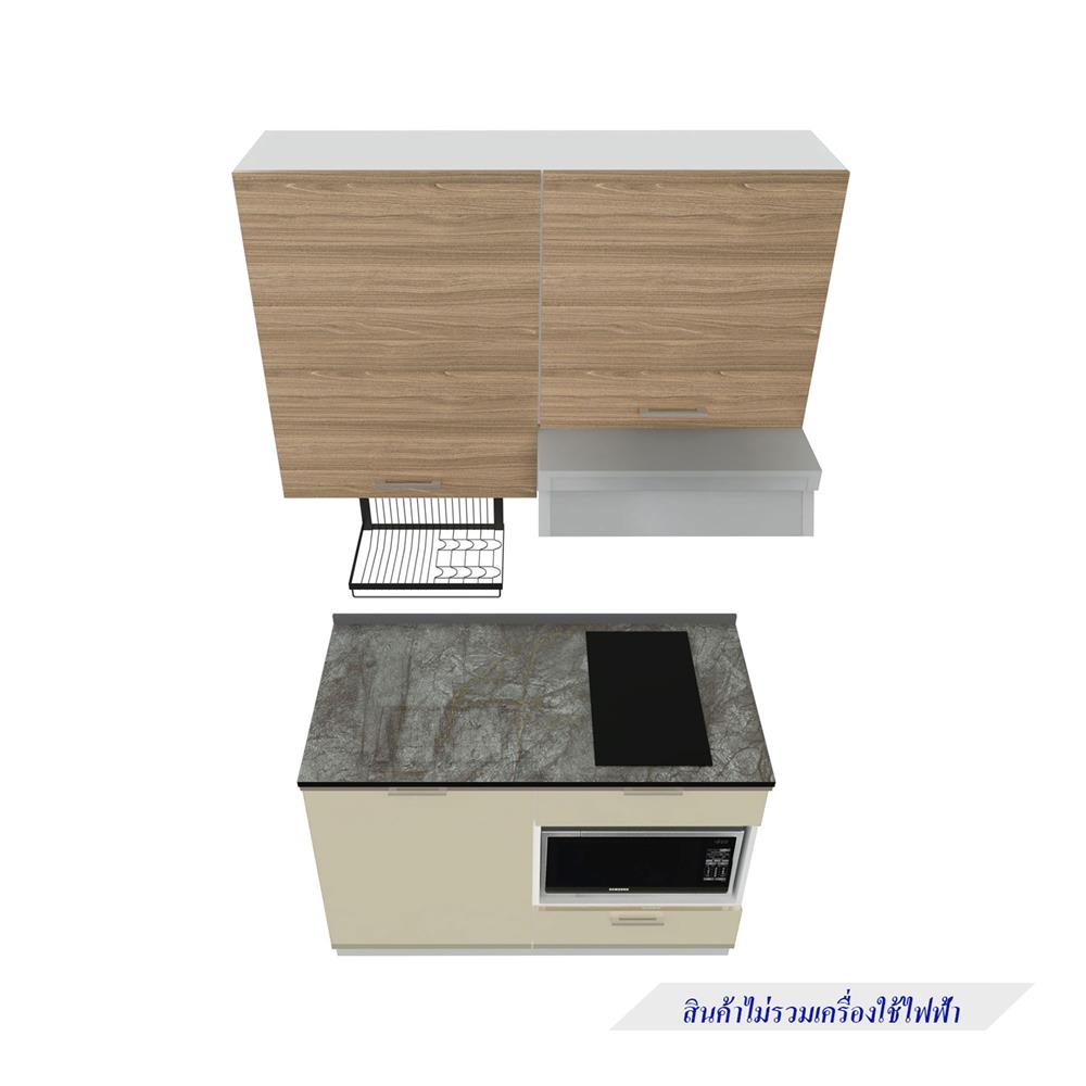 ครัวไม้สำเร็จ STARMARK CONTE 121_L_NS 121 ซม.