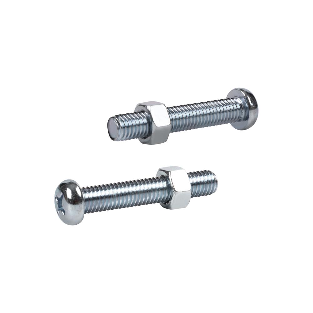 สกรูเกลียวมิลพร้อมนอต JP DEXZON 8X45 มม. แพ็ก 15 ชิ้น