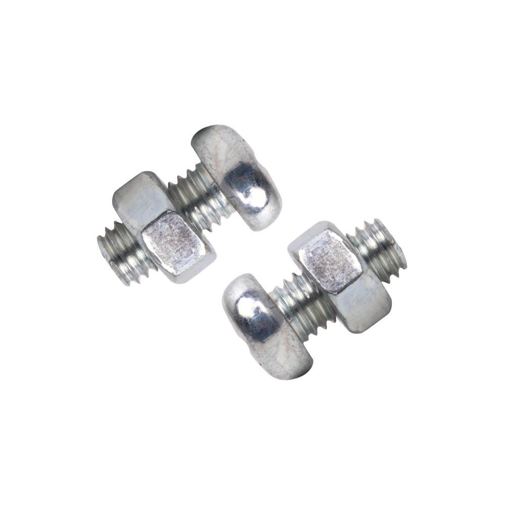 สกรูเกลียวมิลพร้อมนอต JP DEXZON 5X10 มม. แพ็ก 25 ชิ้น