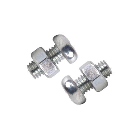 สกรูเกลียวมิลพร้อมนอต JP DEXZON 5X10 มม. แพ็ก 25 ชิ้น_0