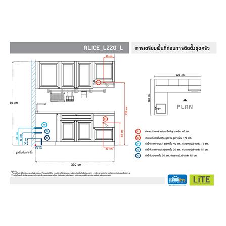 ครัวไม้สำเร็จ STARMARK ALICE L220_L 220 ซม._4