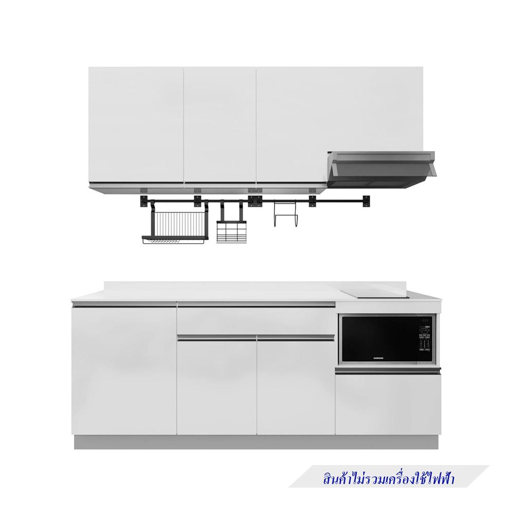 ครัวไม้สำเร็จ STARMARK BLANCE 211_L_NS 211 ซม.