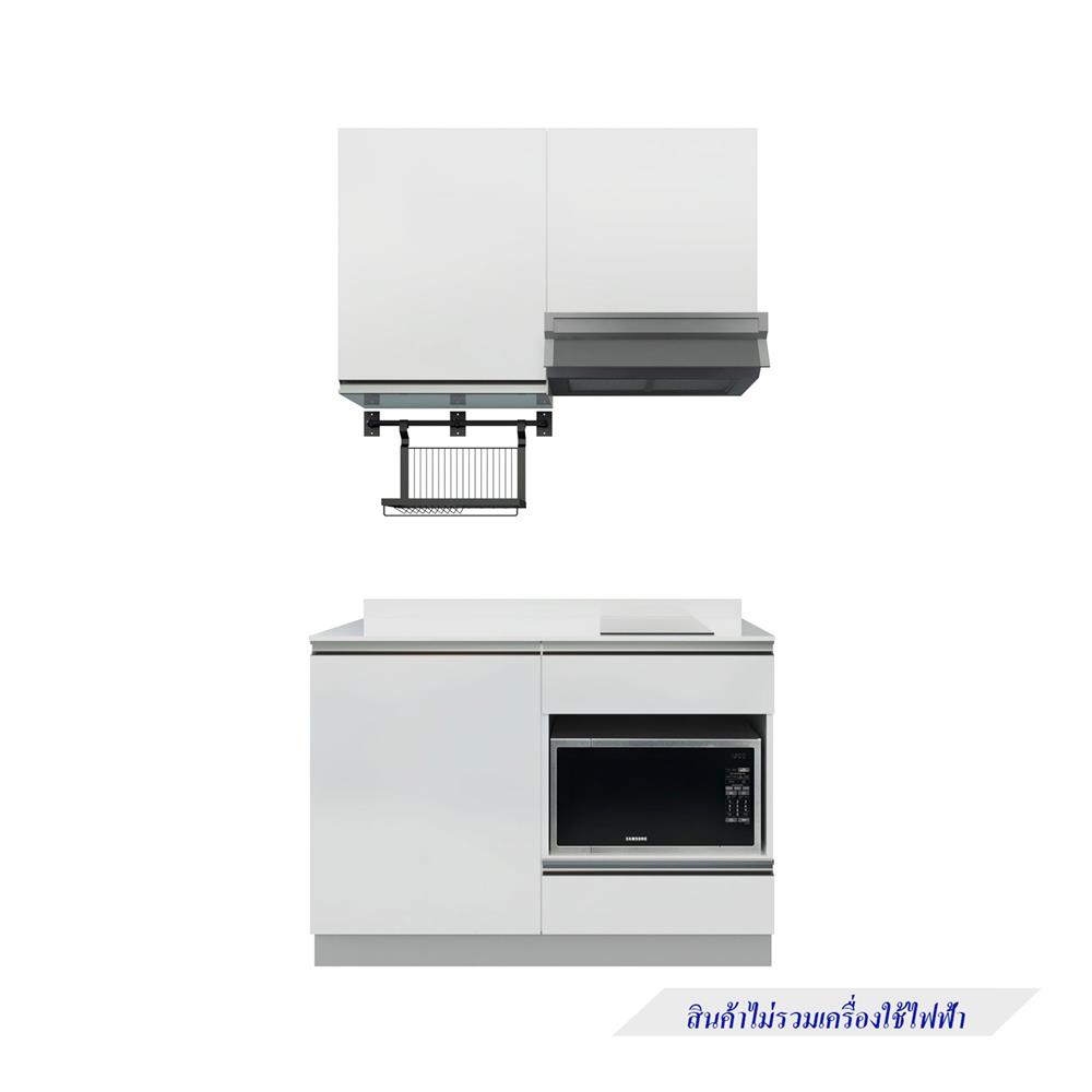 ครัวไม้สำเร็จ STARMARK BLANCE 121_L_NS 121 ซม.