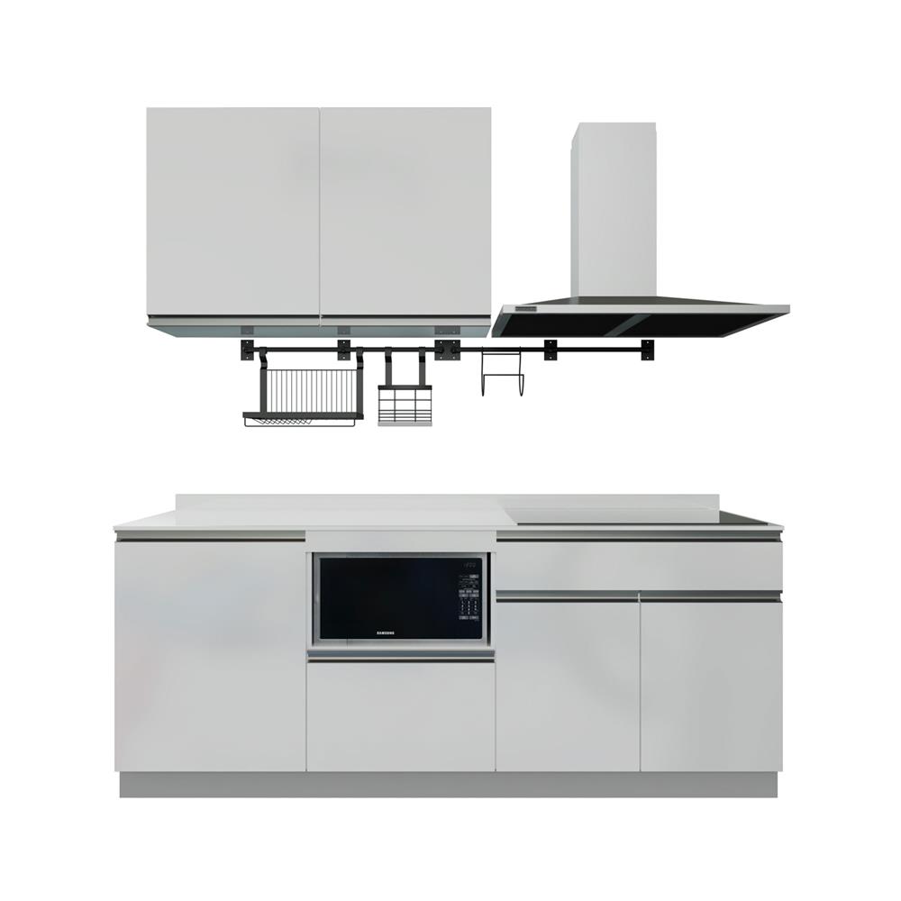 ครัวไม้สำเร็จ STARMARK BLANCE 211H_L_NS 211 ซม.