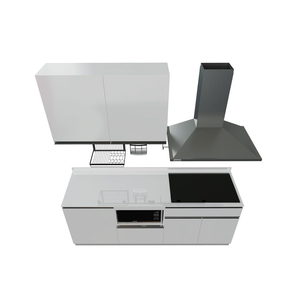 ครัวไม้สำเร็จ STARMARK BLANCE 211H_L_NS 211 ซม.